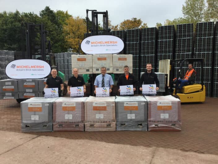 Supporting bricklaying education on an international stage