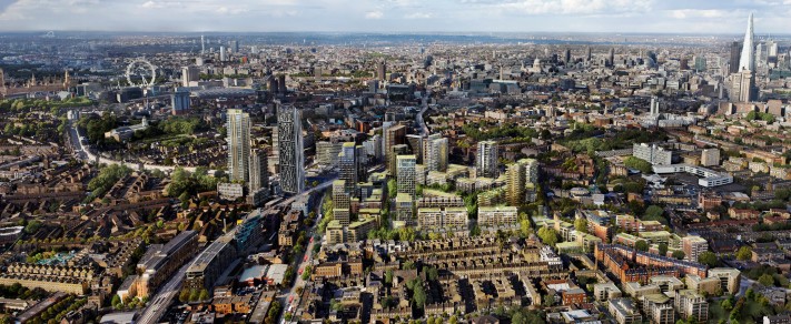 Regeneration of 10.2 hectares of central London begins