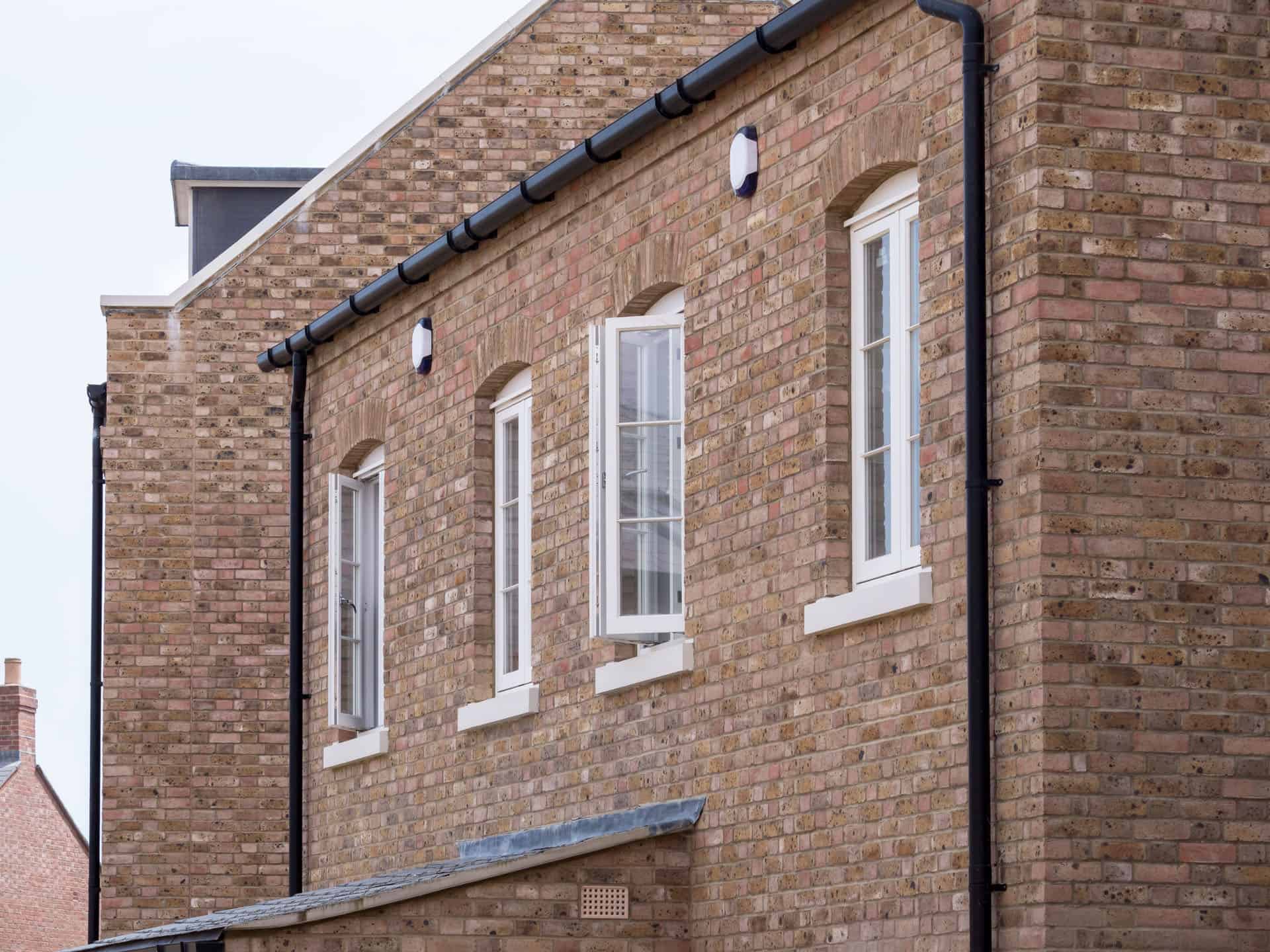 Poundbury Dorchester Clay Brick House Windows